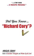 Did You Know Richard Cory?