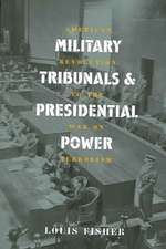 Mil. Tribunals & Pres. Power (PB)