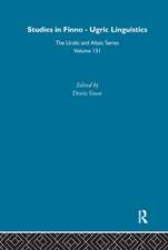 Studies in Finno-Ugric Linguistics