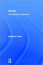 Words - An Integrational Approach