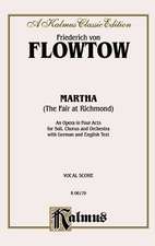 Martha: Vocal Score (German, English Language Edition), Vocal Score