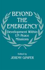 Beyond the Emergency: Development Within UN Peace Missions