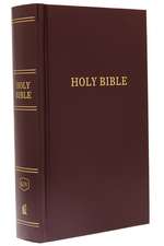 KJV, Pew Bible, Hardcover, Burgundy, Red Letter, Comfort Print