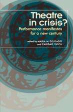 Theatre in Crisis?