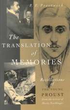 Proust, M: Translation of Memories