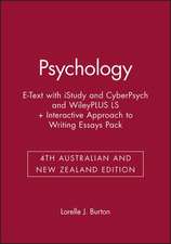 Psychology 4th Australian and New Zealand Edition E-Text with Istudy and Cyberpsych and Wileyplus Ls + Interactive Approach to Writing Essays 4e Pack