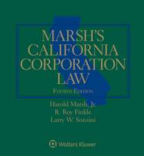 Marsh's California Corporation Law