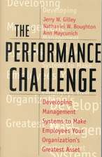 The Performance Challenge