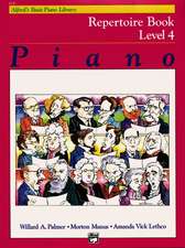 ALFREDS BASIC PIANO REPERTOIRE LVL 4