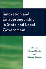 Innovation and Entrepreneurship in State and Local Government