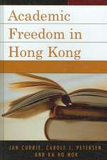 Academic Freedom in Hong Kong