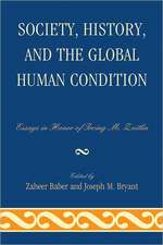 Society, History, and the Global Human Condition