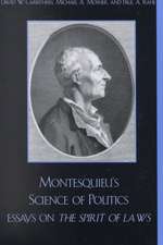 Montesquieu's Science of Politics