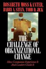 Challenge of Organizational Change