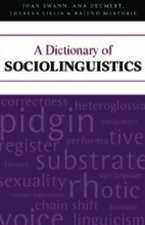 A Dictionary of Sociolinguistics