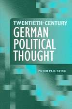 Twentieth-Century German Political Thought: The Anatomy of a Moral Crisis