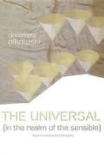 The Universal (In the Realm of the Sensible)