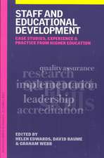 Staff and Educational Development: Case Studies, Experience and Practice