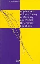 Applications of Lie's Theory of Ordinary and Partial Differential Equations