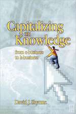 Capitalizing on Knowledge