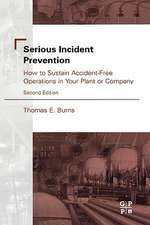 Serious Incident Prevention: How to Sustain Accident-Free Operations in Your Plant or Company