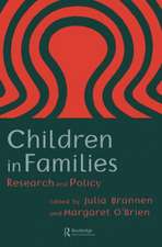 Children In Families: Research And Policy