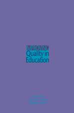 Improving Quality in Education