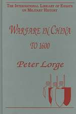 Warfare in China to 1600