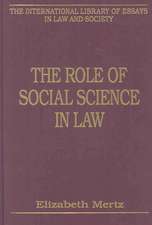 The Role of Social Science in Law