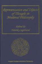 Representation and Objects of Thought in Medieval Philosophy