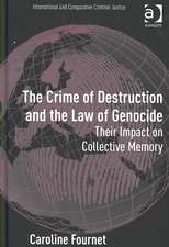 The Crime of Destruction and the Law of Genocide: Their Impact on Collective Memory