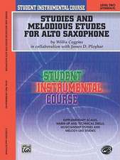 Studies and Melodious Etudes for Alto Saxophone, Level Two