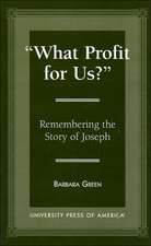 'What Profit for Us?'