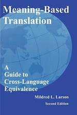 Meaning-Based Translation