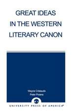 Great Ideas in the Western Literary Canon