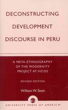 Deconstructing Development Discourse in Peru