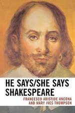 He Says/She Says Shakespeare