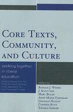 Core Texts, Community, and Culture