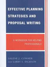 Effective Planning Strategies and Proposal Writing