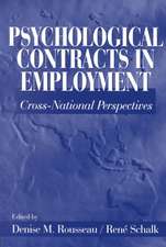 Psychological Contracts in Employment: Cross-National Perspectives