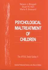 Psychological Maltreatment of Children