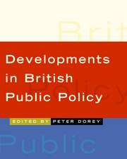 Developments in British Public Policy