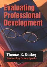 Evaluating Professional Development