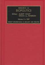 Recent Explorations in Biology and Politics