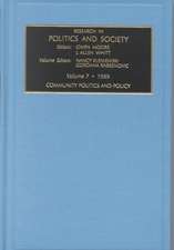 Research in Politics and Society Volume 7