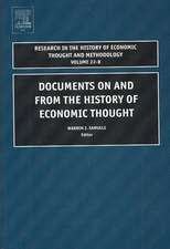 Documents on and from the History of Economic Thought