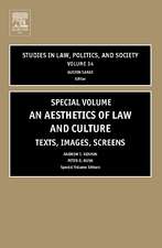 Aesthetics of Law and Culture – Texts, Images, Screens