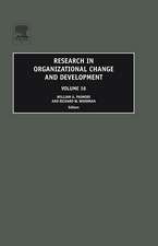 Research in Organizational Change and Development