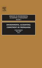 Environmental Accounting – Commitment or Propaganda