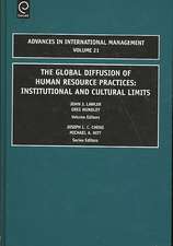 Global Diffusion of Human Resource Practices – Institutional and Cultural Limits